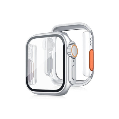 Apple Watch 44mm Watch 49mm Kasa Dönüştürücü Ve Ekran Koruyucu - Gümüş