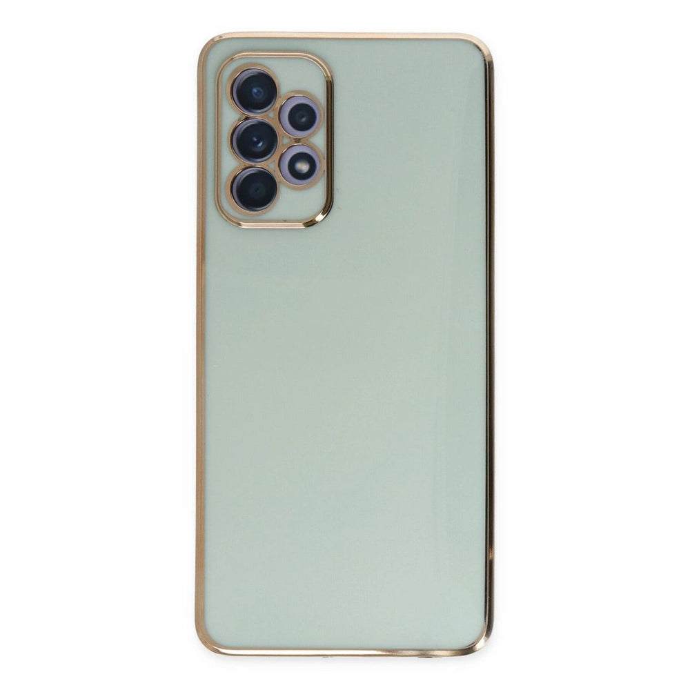 Samsung Galaxy A52 Kılıf Volet Silikon - Açık Yeşil
