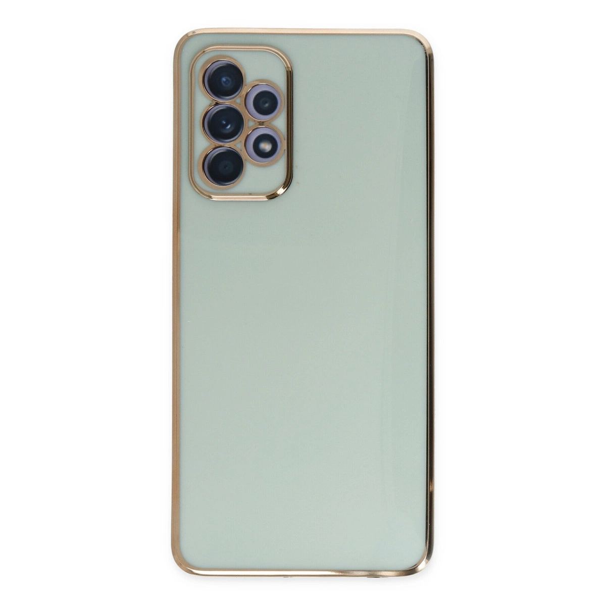 Samsung Galaxy A52 Kılıf Volet Silikon - Açık Yeşil
