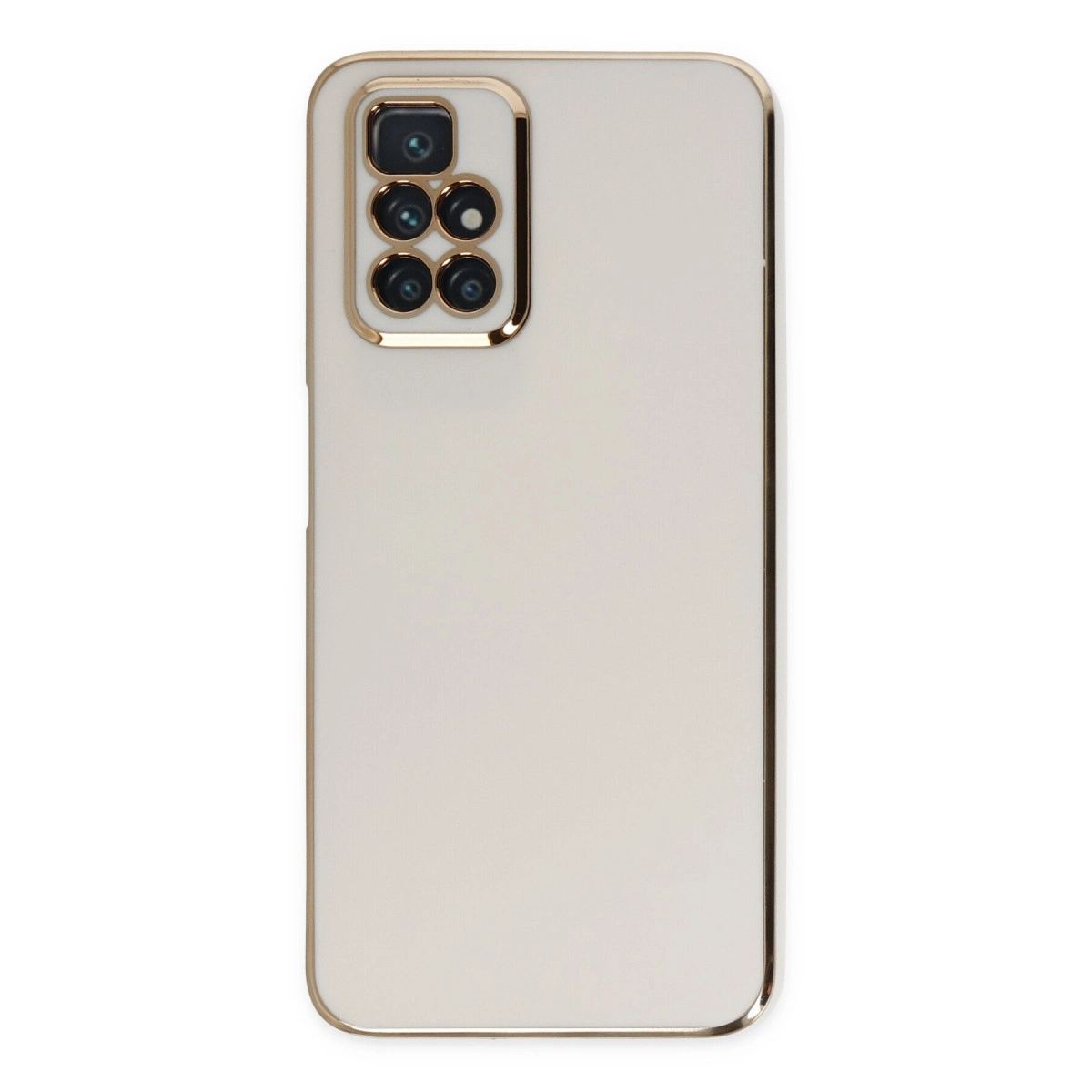 Xiaomi Redmi 10 2022 Kılıf Volet Silikon - Beyaz
