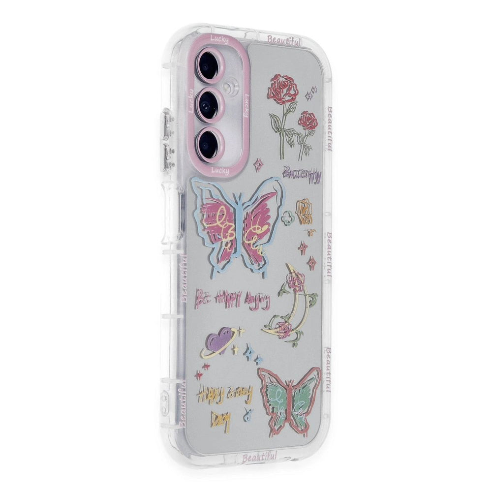 Samsung Galaxy A05s Kılıf Reflexion Desenli Kapak - Desen 8