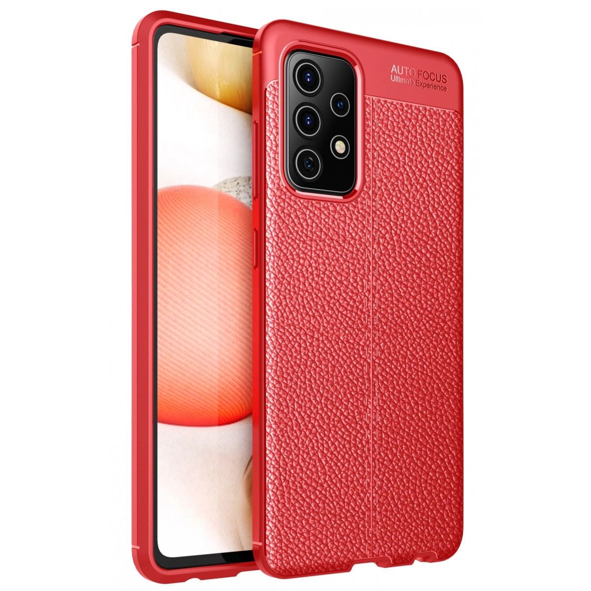 Samsung Galaxy A52 Kılıf Auto Focus Kapak - Kırmızı