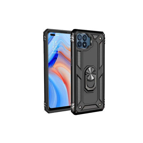 Oppo Reno 4 Lite Kılıf Sofya Yüzüklü Silikon Kapak