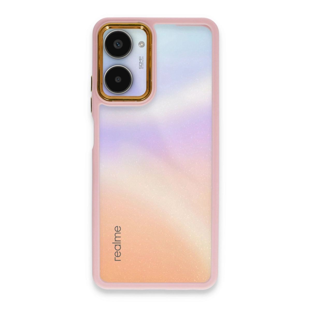 Realme 10 Pro 5g Kılıf Dora Kapak - Pudra