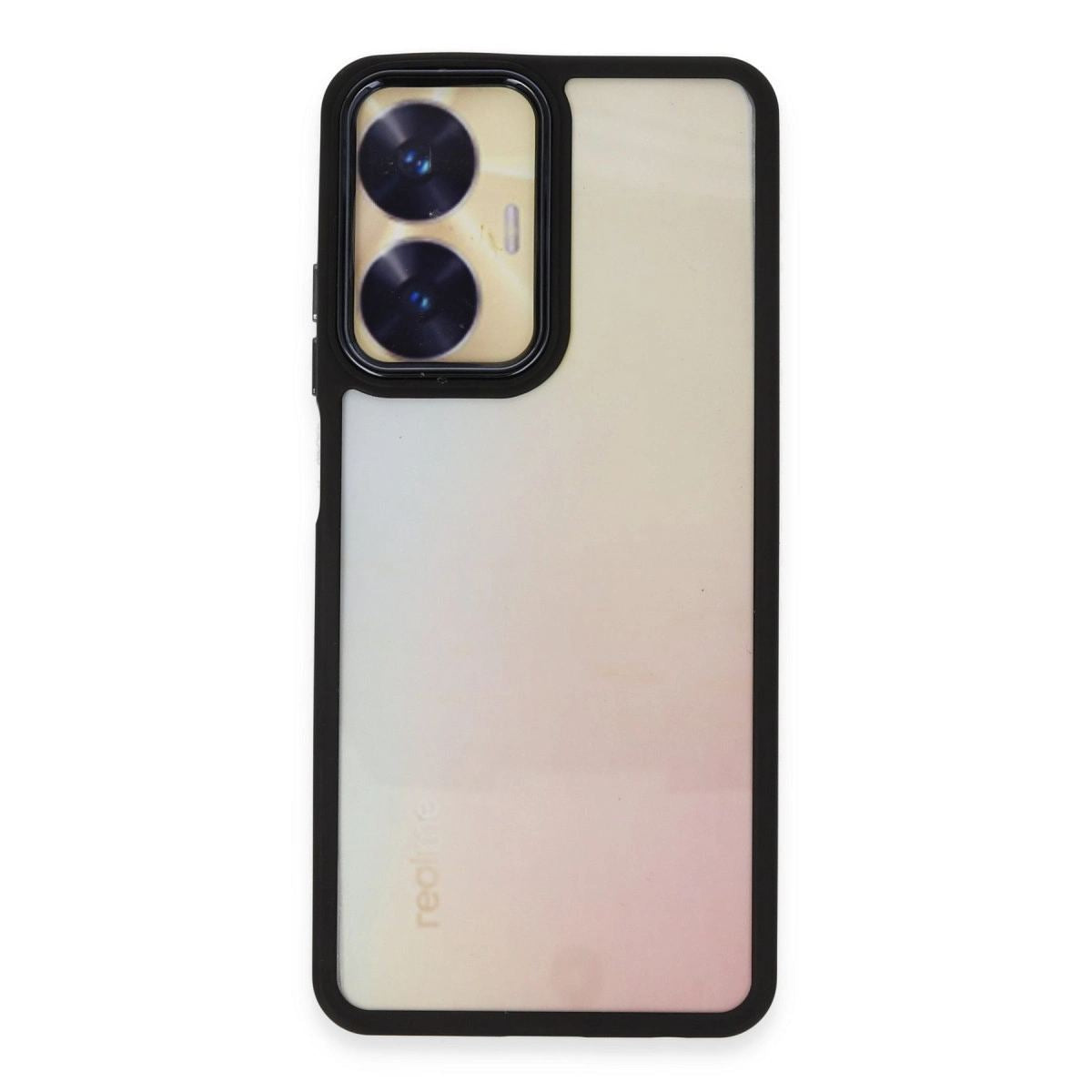 Realme C55 Kılıf Dora Kapak - Siyah