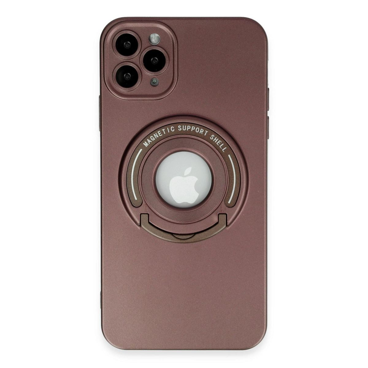 Apple İphone 12 Pro Kılıf Lukka Magneticsafe Kapak - Kahverengi