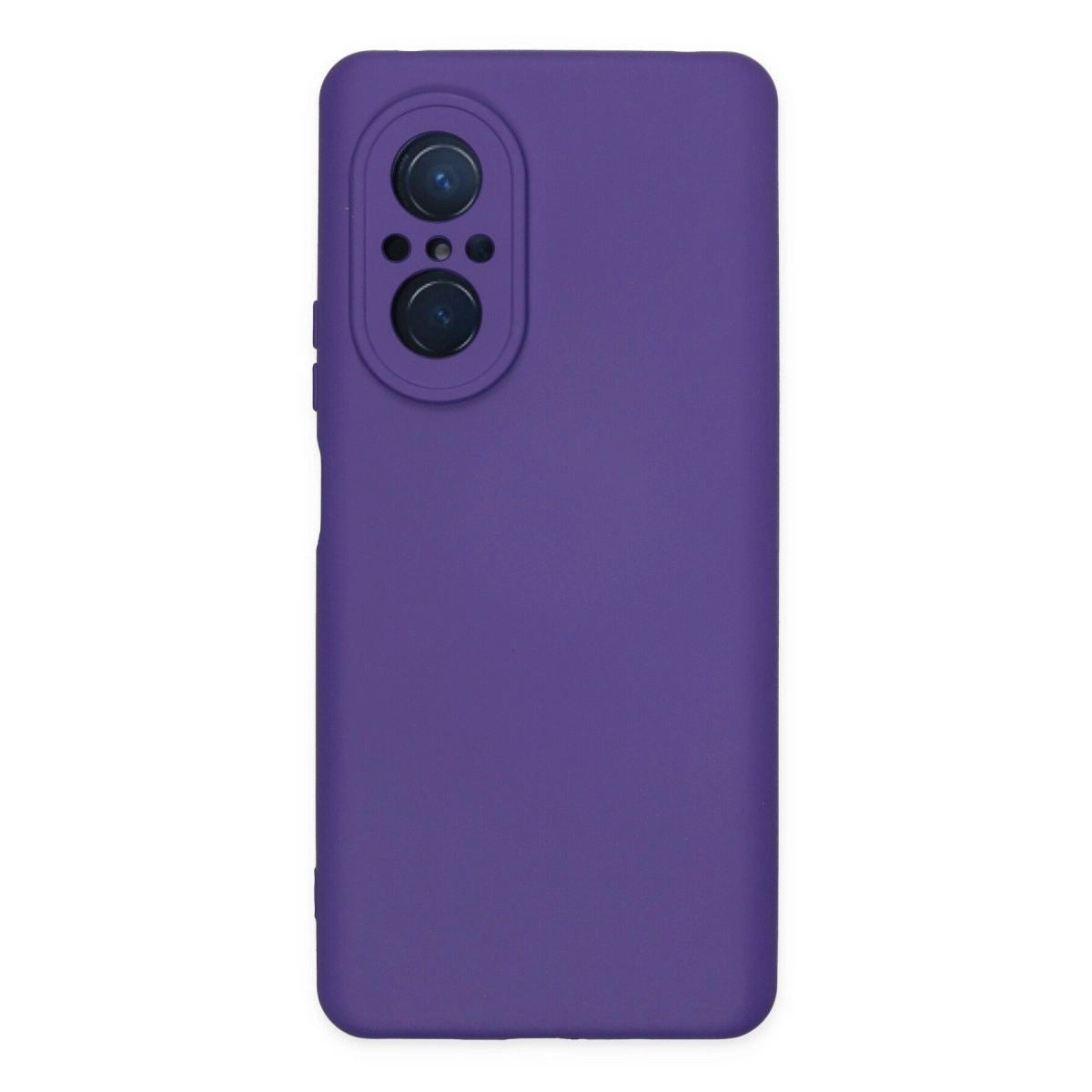 Huawei Nova 9 Se Kılıf Nano İçi Kadife Silikon - Mor