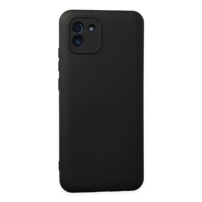 Samsung Galaxy A03 Kılıf Nano İçi Kadife Silikon - Siyah