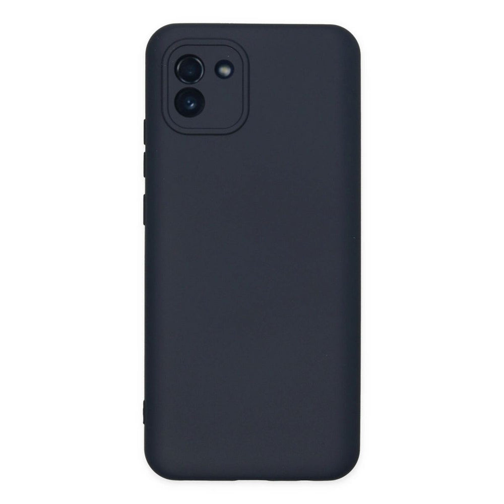 Samsung Galaxy A03 Kılıf Nano İçi Kadife Silikon - Lacivert