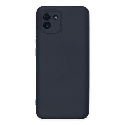 Samsung Galaxy A03 Kılıf Nano İçi Kadife Silikon - Lacivert