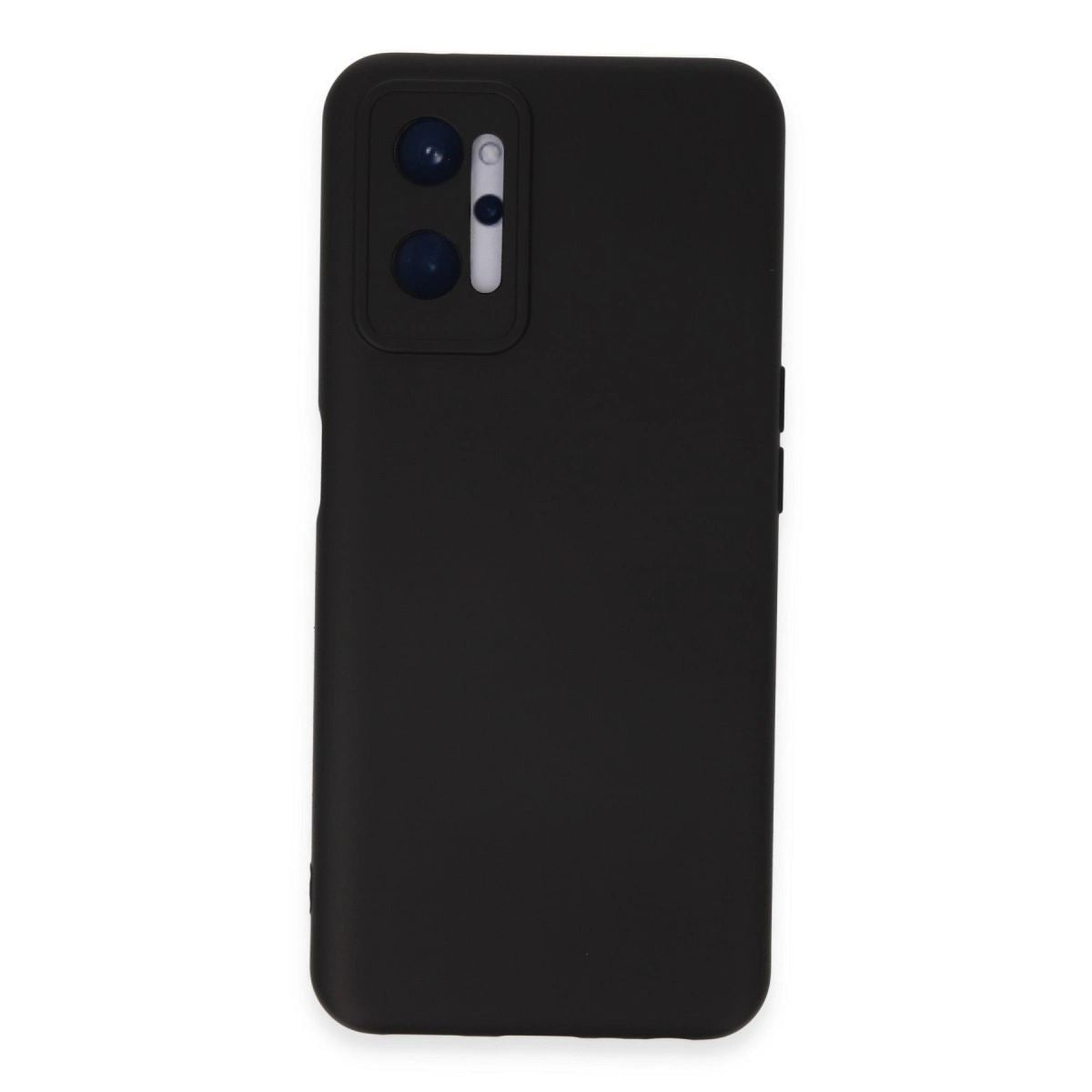 Realme 9i 4g Kılıf Nano İçi Kadife Silikon - Siyah