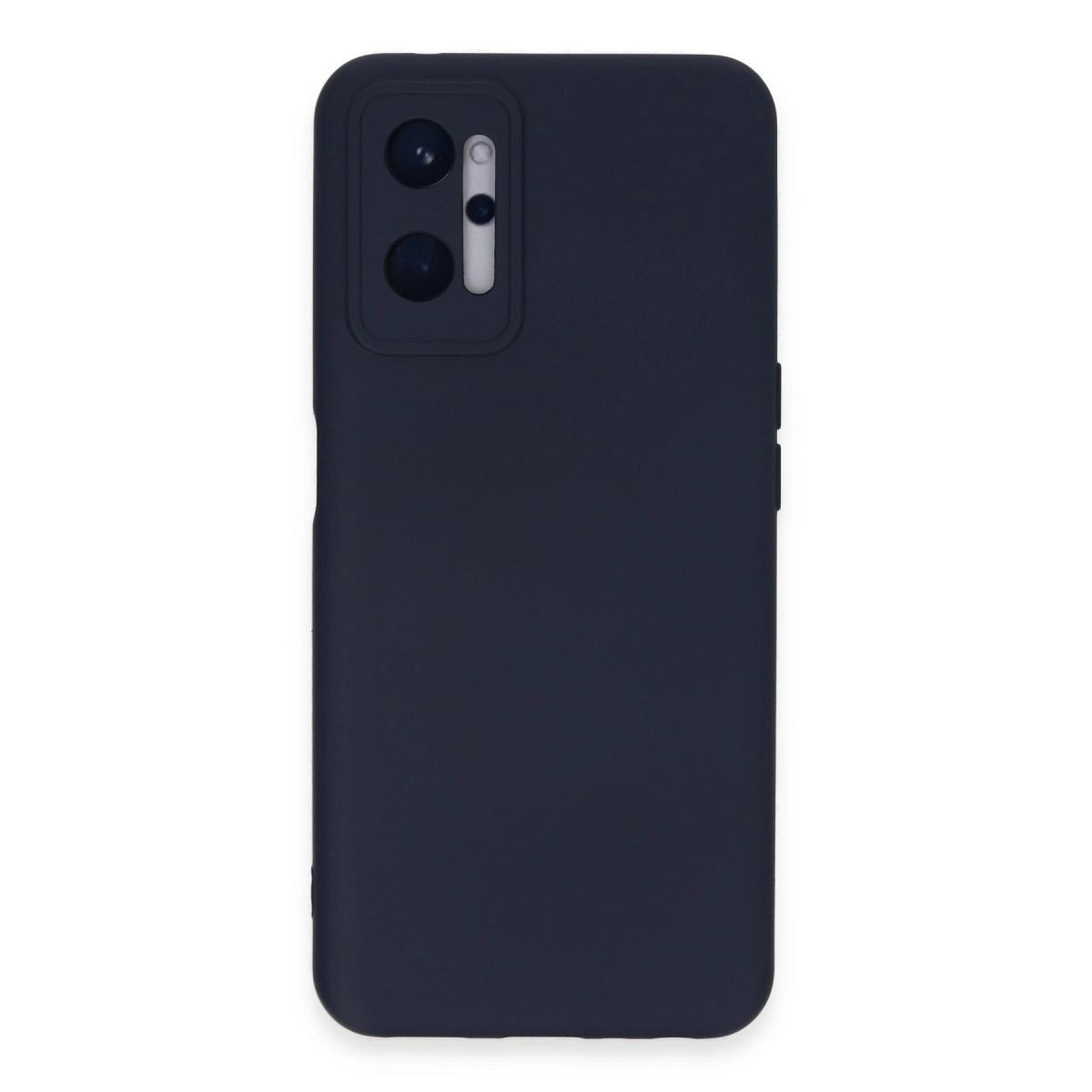 Realme 9i 4g Kılıf Nano İçi Kadife Silikon - Lacivert