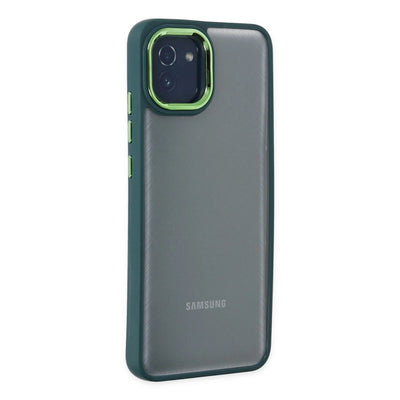 Samsung Galaxy A03 Kılıf Dora Kapak - Haki Yeşil