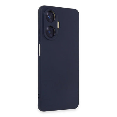 Realme C55 Kılıf Nano İçi Kadife Silikon - Mor