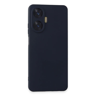 Realme C55 Kılıf Nano İçi Kadife Silikon - Lacivert