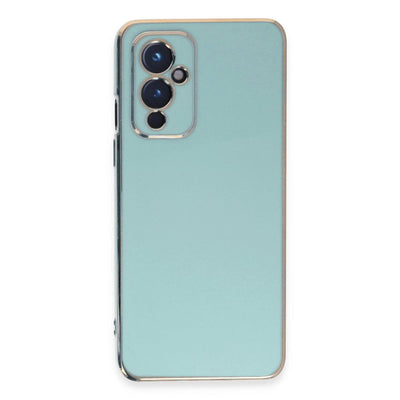 One Plus 9 Kılıf Volet Silikon - Açık Yeşil