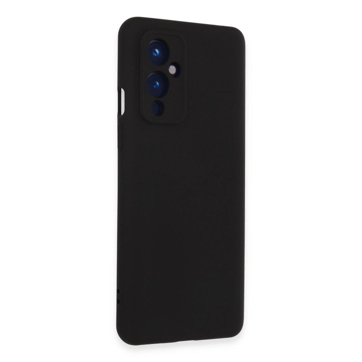 One Plus 9 Kılıf Nano İçi Kadife Silikon - Siyah
