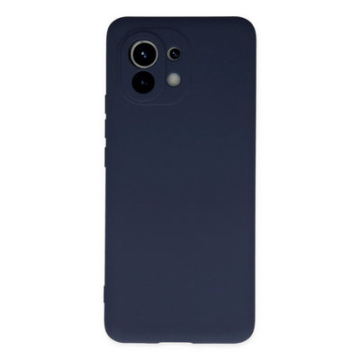 Xiaomi Mi 11 Kılıf Nano İçi Kadife Silikon - Lacivert