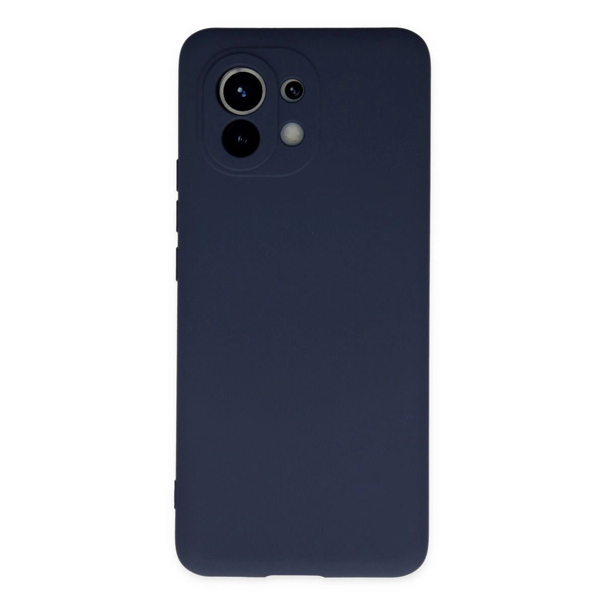 Xiaomi Mi 11 Kılıf Nano İçi Kadife Silikon - Lacivert