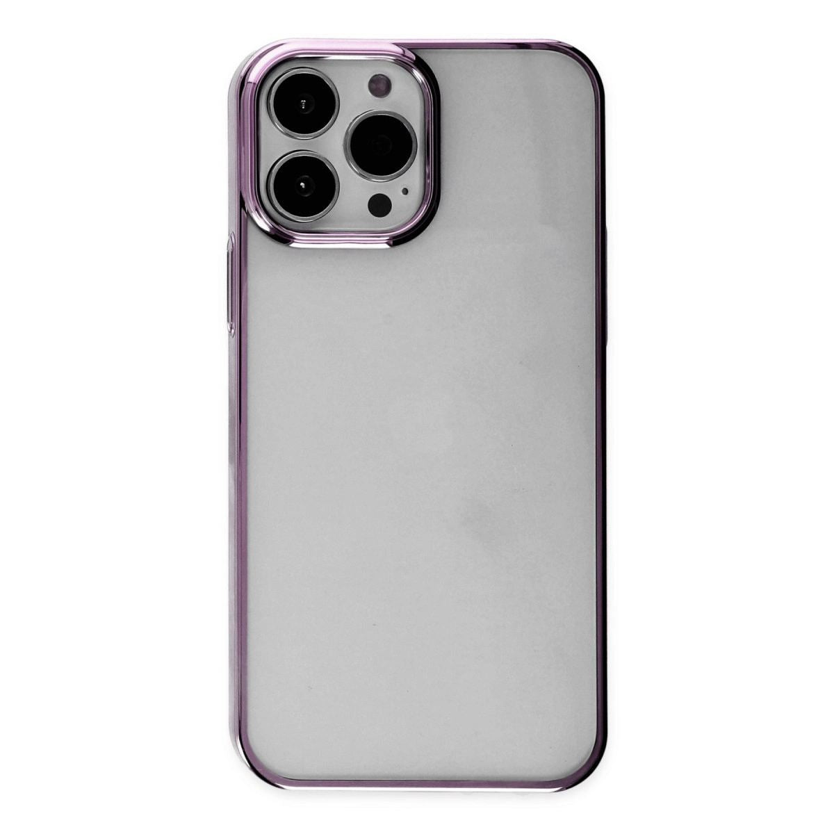 Apple İphone 14 Pro Kılıf Element Silikon - Lila