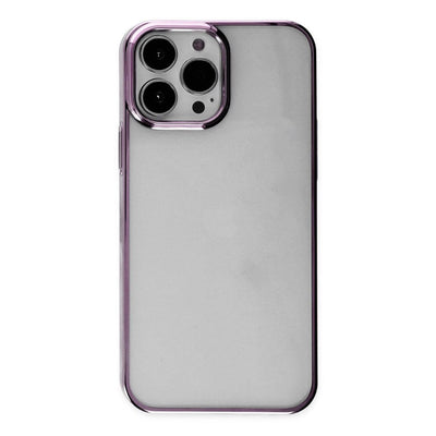 Apple İphone 14 Pro Kılıf Element Silikon - Lila