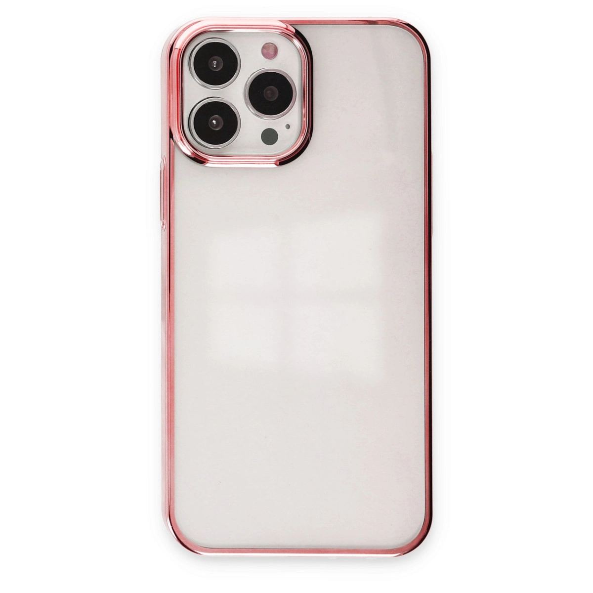 Apple İphone 14 Pro Max Kılıf Element Silikon - Pembe