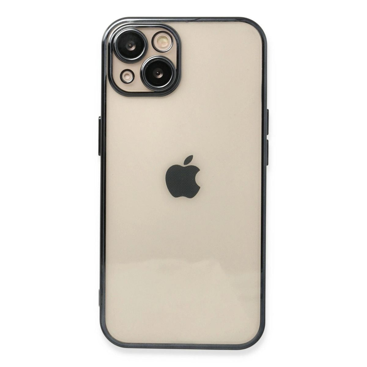 Apple İphone 14 Plus Kılıf Razer Lensli Silikon - Siyah
