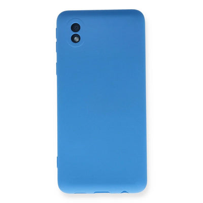 Samsung Galaxy A01 Core Kılıf Nano İçi Kadife Silikon - Mavi