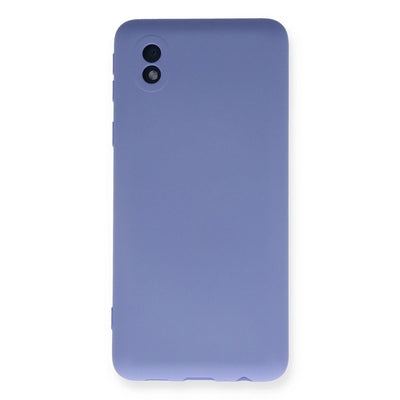 Samsung Galaxy A01 Core Kılıf Nano İçi Kadife Silikon - Lila