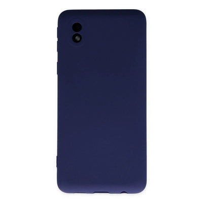 Samsung Galaxy A01 Core Kılıf Nano İçi Kadife Silikon - Lacivert