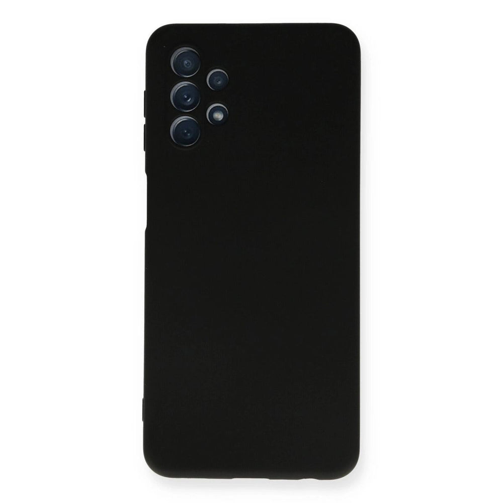 Samsung Galaxy A52 Kılıf Nano İçi Kadife Silikon - Siyah
