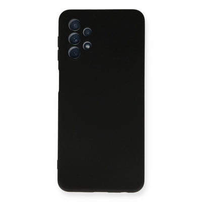 Samsung Galaxy A52 Kılıf Nano İçi Kadife Silikon - Siyah