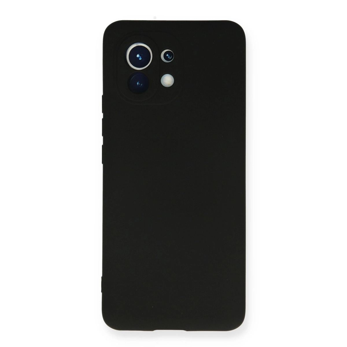 Xiaomi Mi 11 Kılıf Nano İçi Kadife Silikon - Siyah