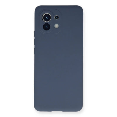 Xiaomi Mi 11 Kılıf Nano İçi Kadife Silikon - Gri
