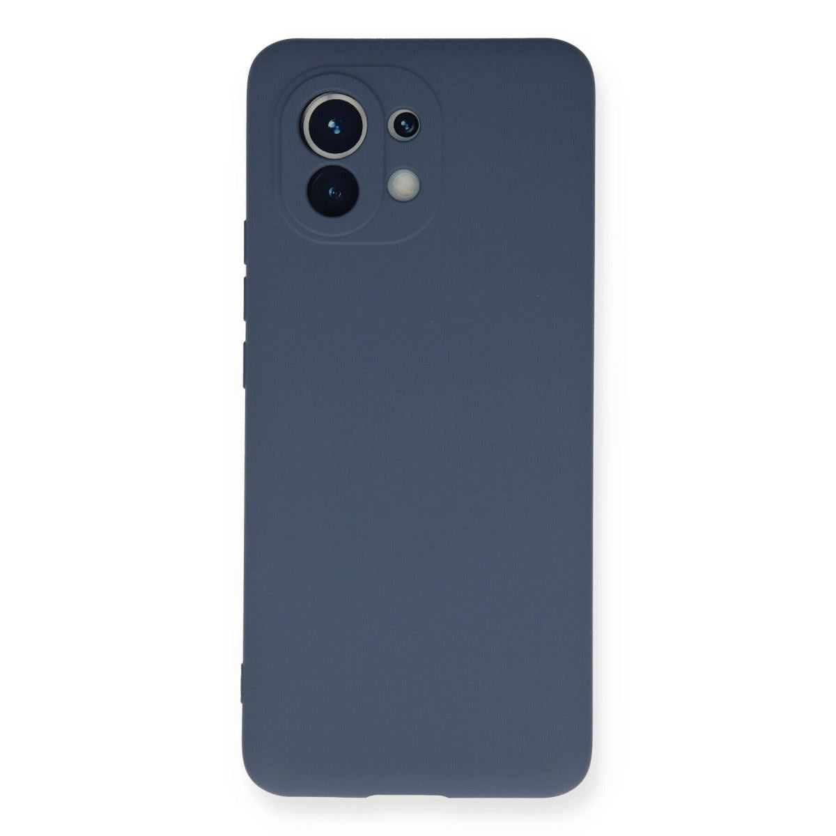 Xiaomi Mi 11 Kılıf Nano İçi Kadife Silikon - Gri