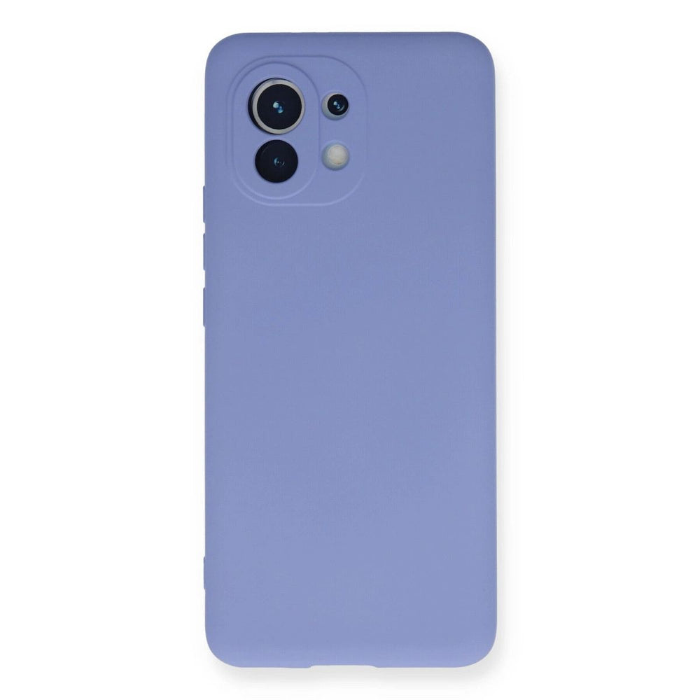 Xiaomi Mi 11 Kılıf Nano İçi Kadife Silikon - Lila