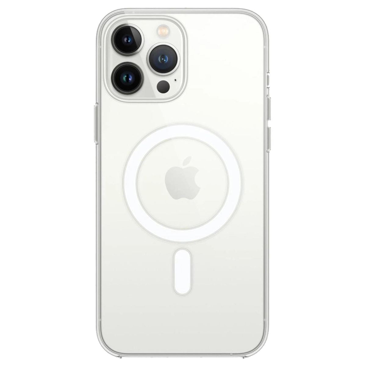 Apple İphone 14 Pro Max Kılıf Magneticsafe Şeffaf Silikon - Şeffaf