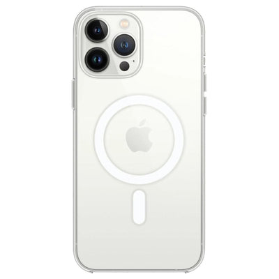 Apple İphone 14 Pro Max Kılıf Magneticsafe Şeffaf Silikon - Şeffaf