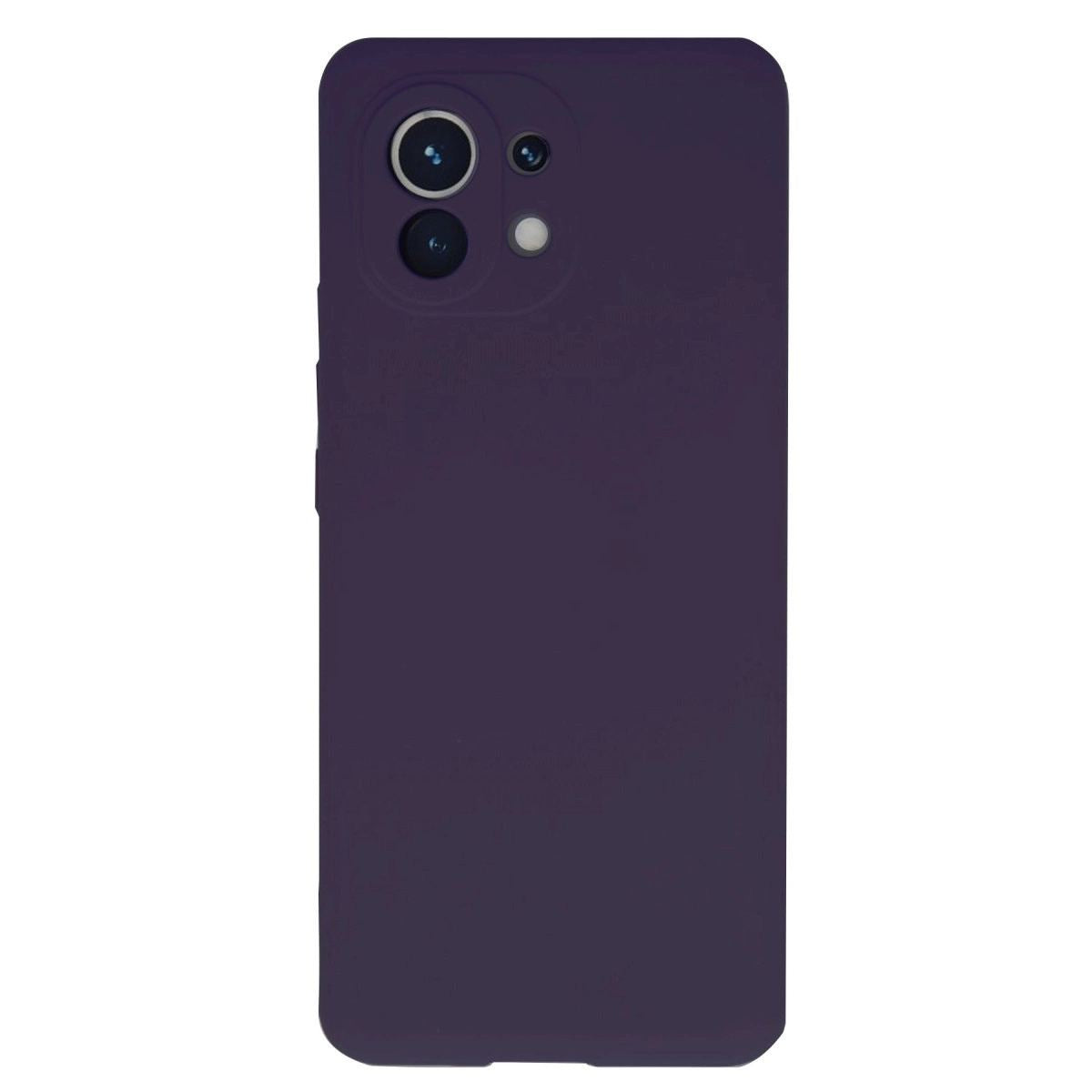 Xiaomi Mi 11 Kılıf Nano İçi Kadife Silikon - Mor