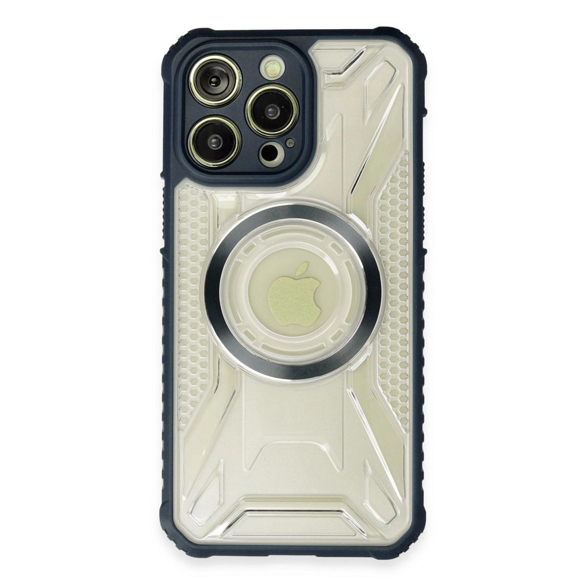 Apple İphone 13 Pro Kılıf Prag Magneticsafe Kapak - Lacivert