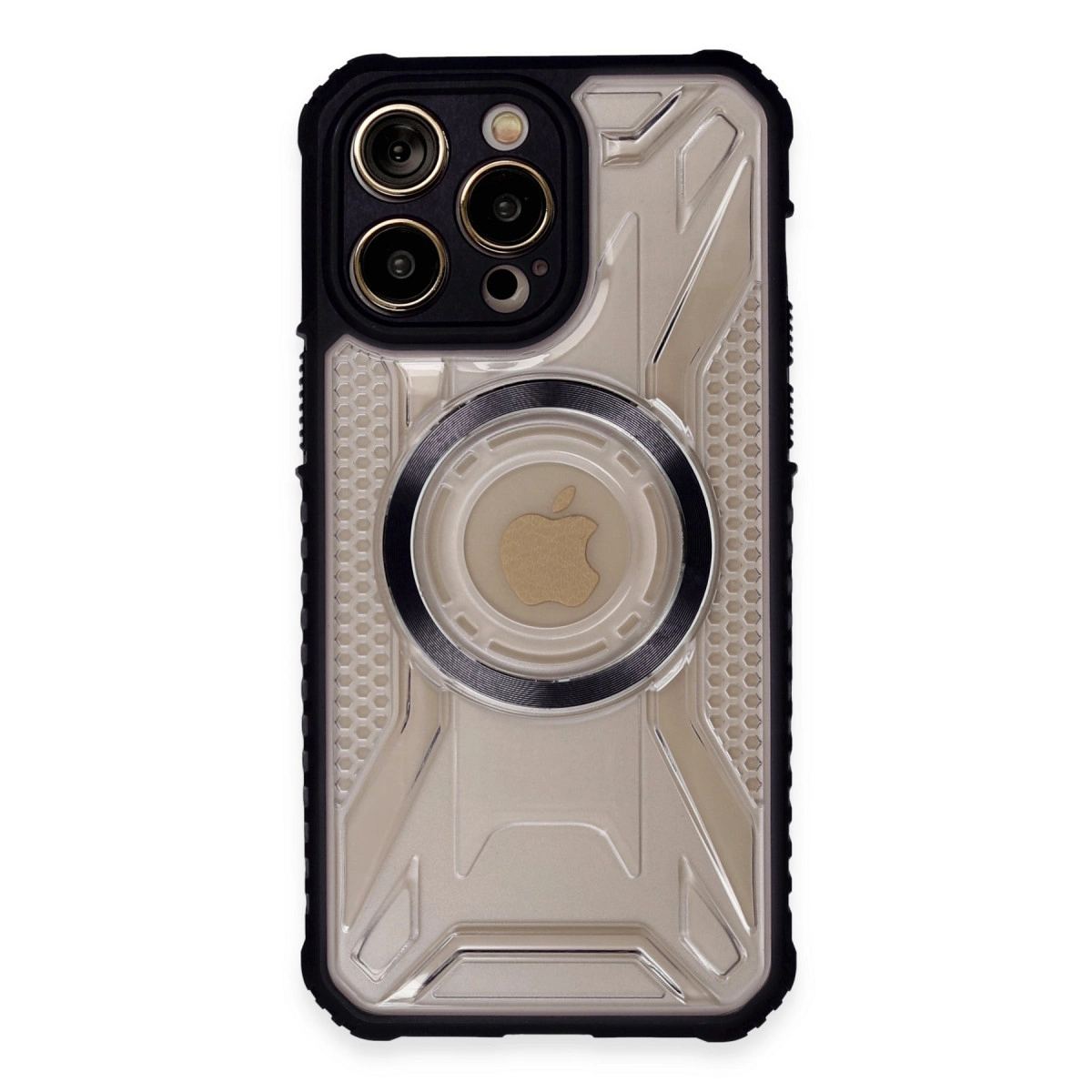 Apple İphone 14 Pro Max Kılıf Prag Magneticsafe Kapak - Siyah
