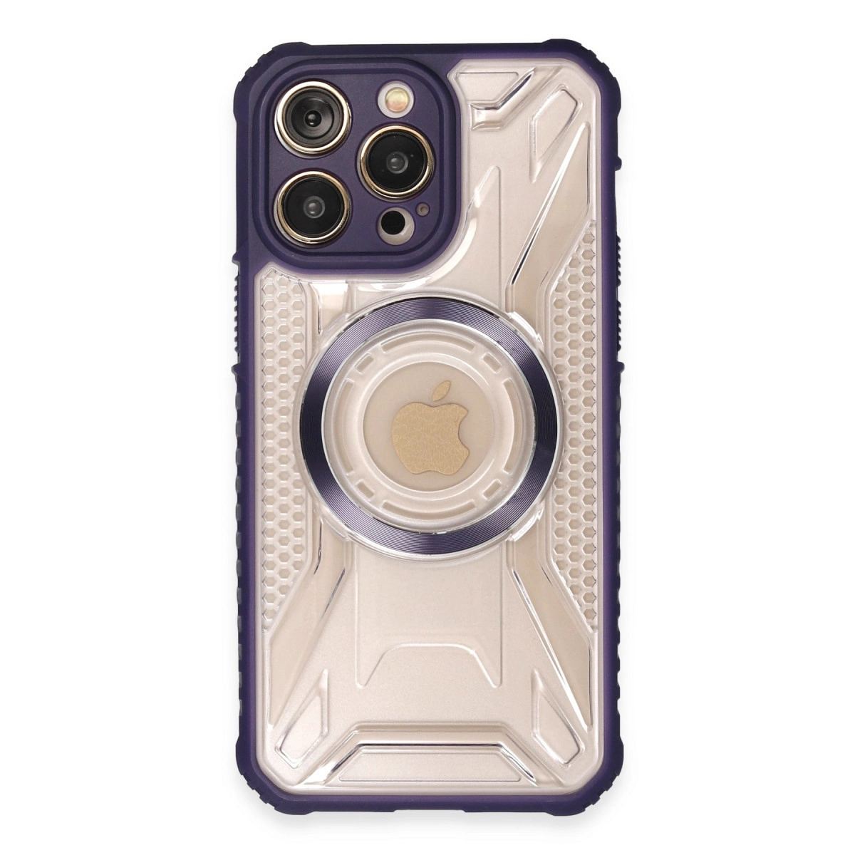 Apple İphone 14 Pro Max Kılıf Prag Magneticsafe Kapak - Derin Mor