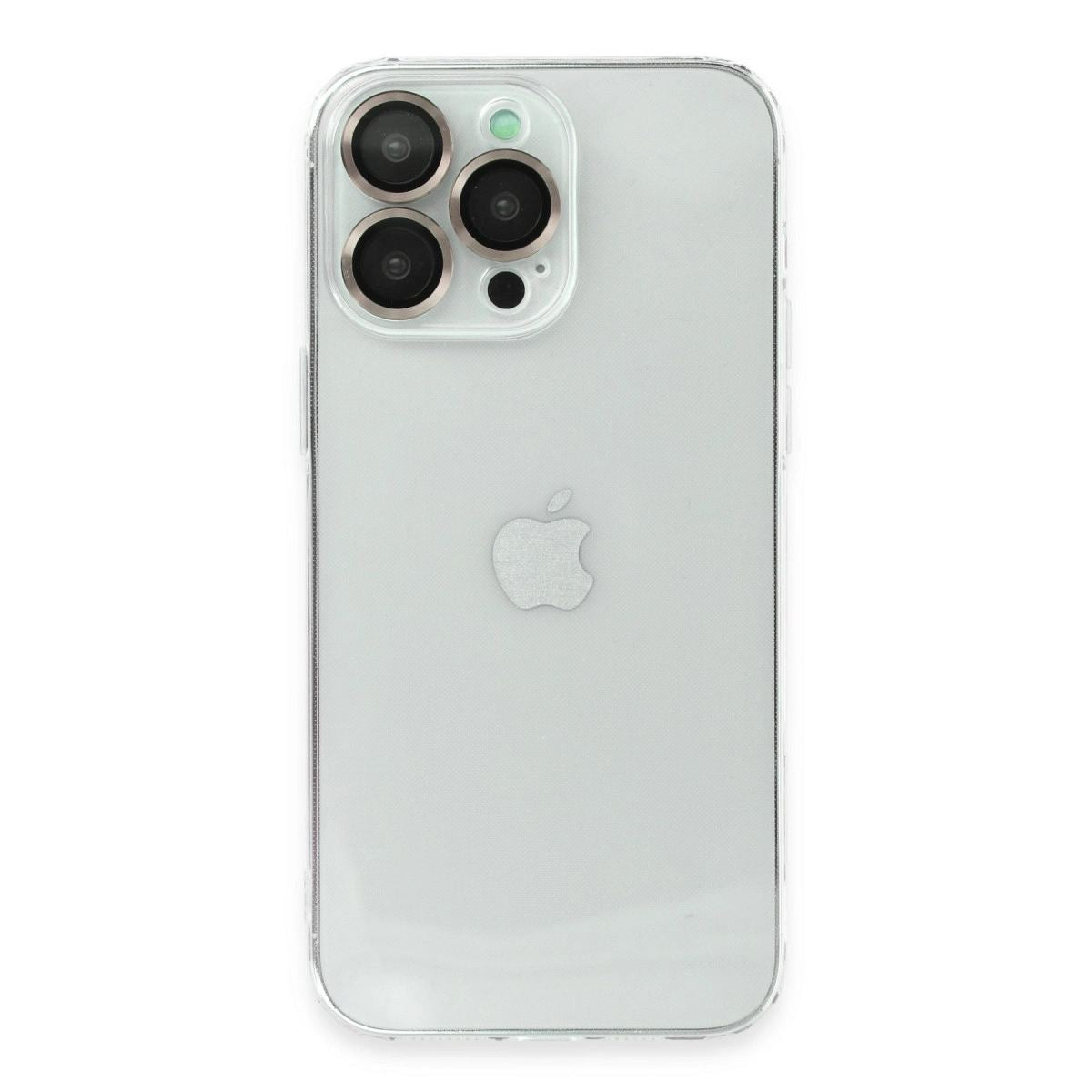 Apple İphone 13 Pro Kılıf Luko Lens Silikon - yeşil