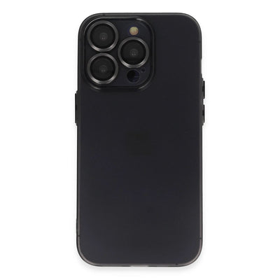 Apple İphone 13 Pro Max Kılıf Luko Lens Silikon - Siyah