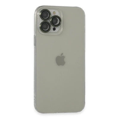 Apple İphone 13 Pro Max Kılıf Luko Lens Silikon - Yeşil