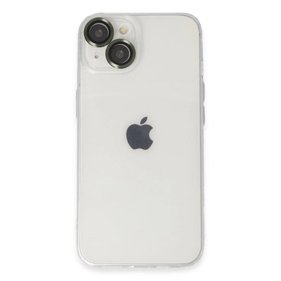 Apple İphone 14 Kılıf Luko Lens Silikon - Yeşil