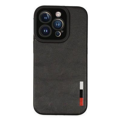 Apple İphone 14 Pro Kılıf Loop Deri Silikon - Siyah