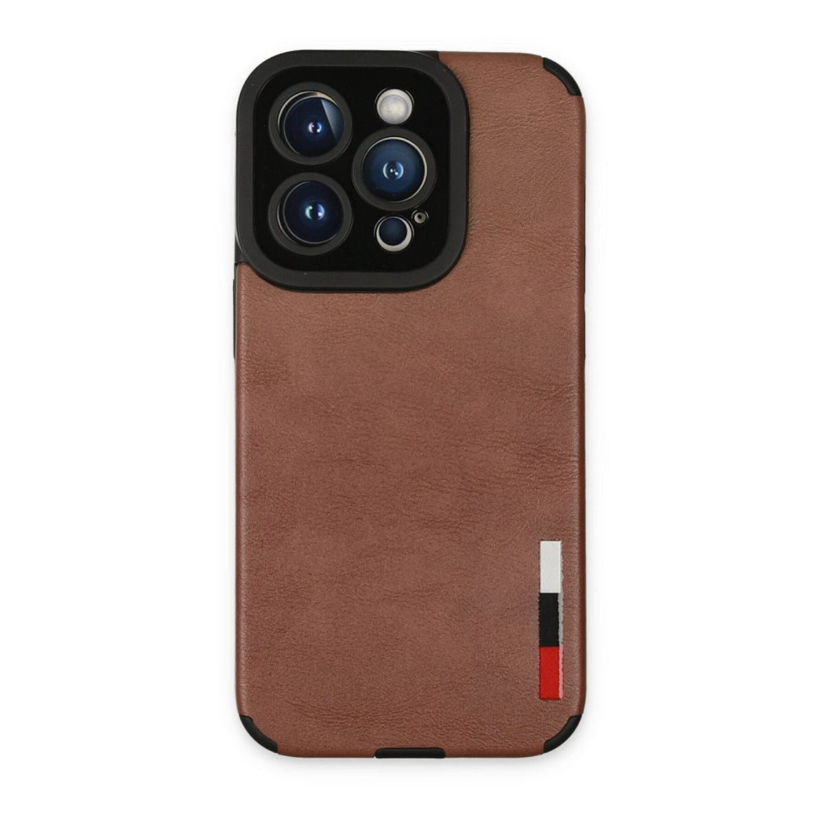 Apple İphone 14 Pro Max Kılıf Loop Deri Silikon - Kahverengi