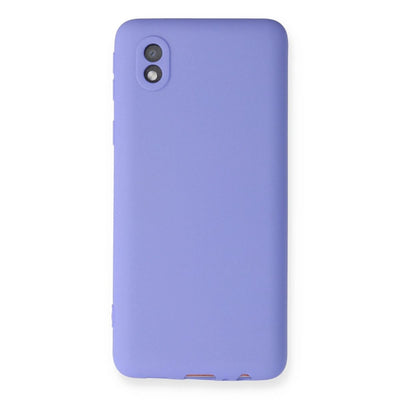 Samsung Galaxy A01 Core Kılıf First Silikon - Lila