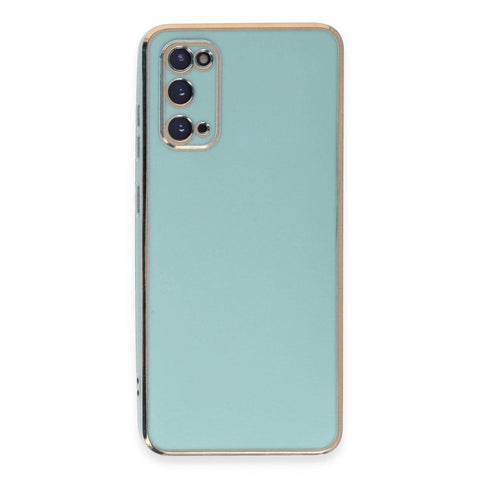 Newface Samsung Galaxy S20 Kılıf Volet Silikon - Açık Yeşil